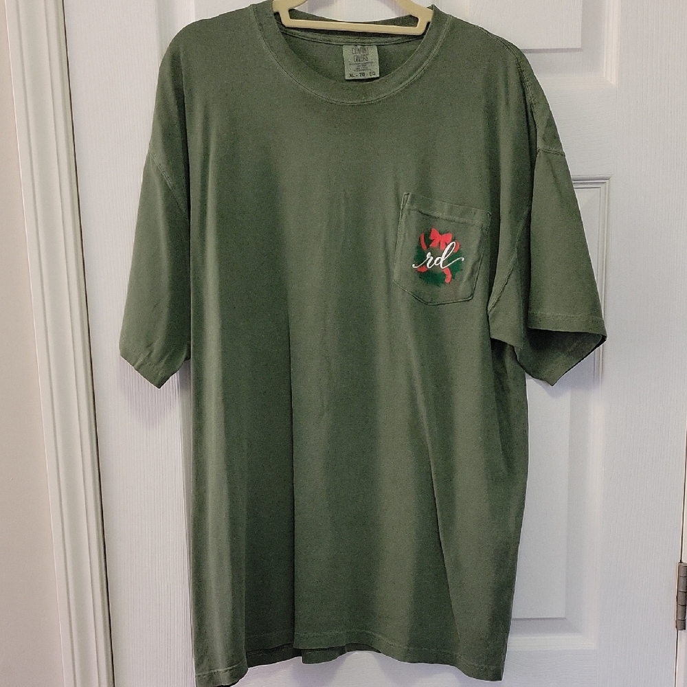 Rosie Daze Green Pocket T-Shirt